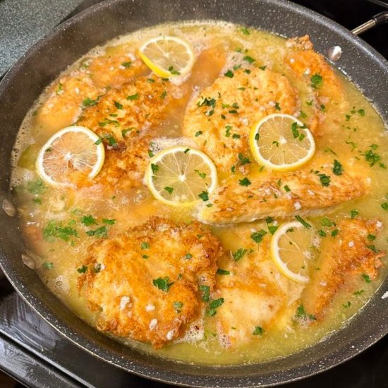 Easy Chicken Francese - Recipe photo by HomeCookDad