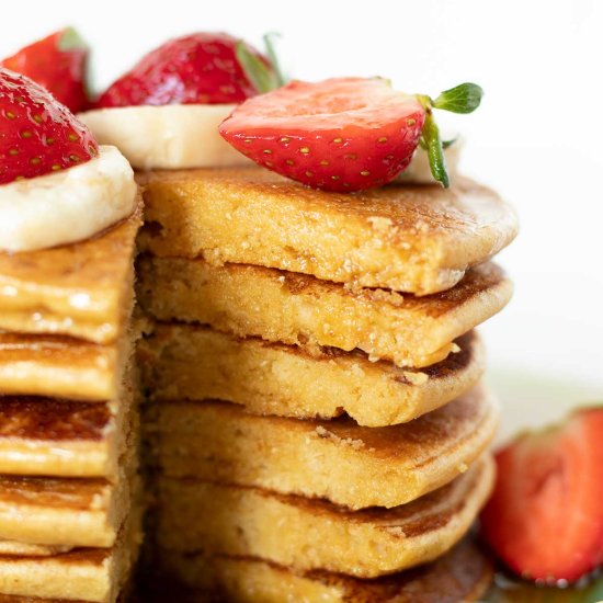 Vegan Chickpea Flour Pancakes (GF) - Recipe photo by Marinela