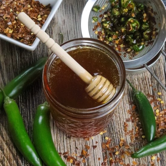 Easy Hot Honey - Recipe photo by Man Meets Oven