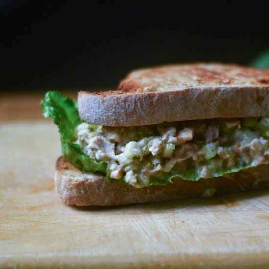 Pickle Relish Tuna Salad - Recipe photo by Feed Your Soul Too