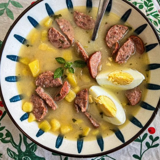 Easy Polish White Borscht Soup - Recipe photo by theeuropeandish