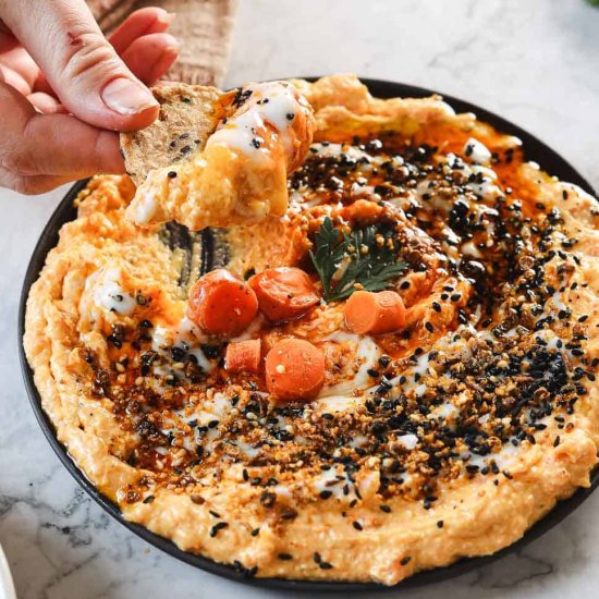 Roasted Carrot Dip - Recipe photo by ImmigrantsTable