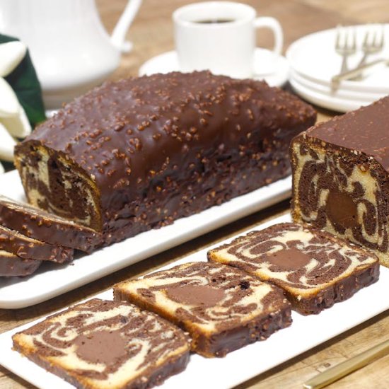 Moist Marble Cake - Recipe photo by Rachida