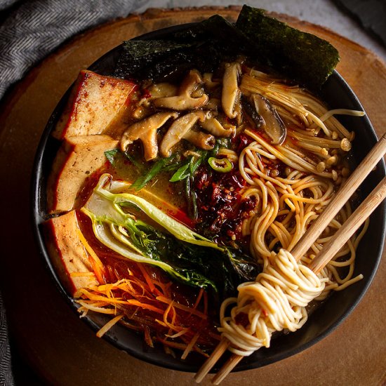 Vegan & Gluten-Free Ramen - Recipe photo by Happyasayam
