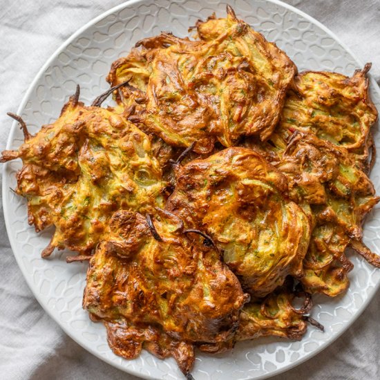Air Fryer Vegan Onion Pakora - Recipe photo by My Best Air Fryer Recipes