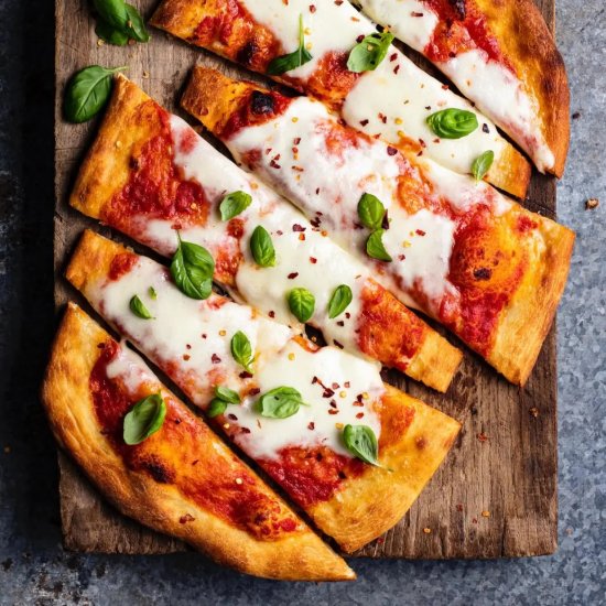 Pizza Margherita - Recipe photo by coolfooddude
