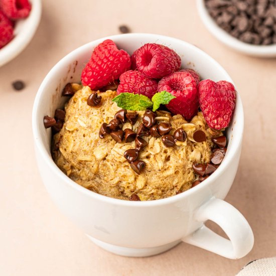 Oatmeal Mug Cake - Recipe photo by Abi Thiya