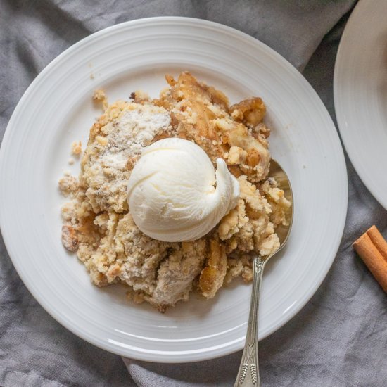 Air Fryer Apple Crisp Without Oats - Recipe photo by My Best Air Fryer Recipes