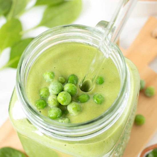 High Protein Green Pea Smoothie - Recipe photo by Marinela