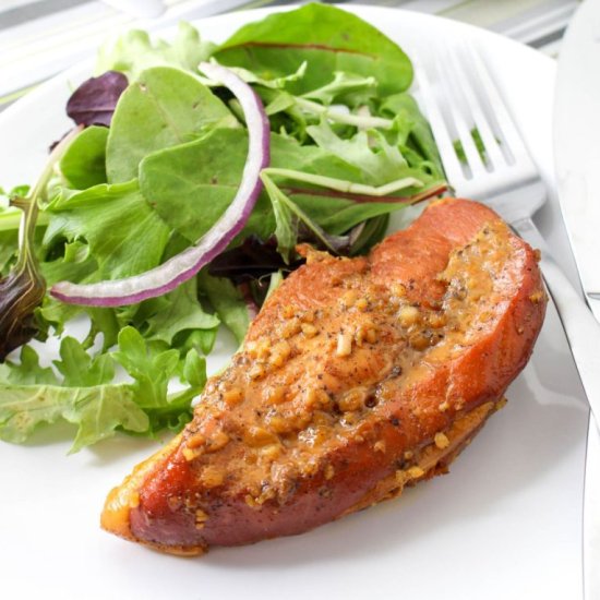 Slow Cooker Brown Sugar Chicken - Recipe photo by Skinny Sweets