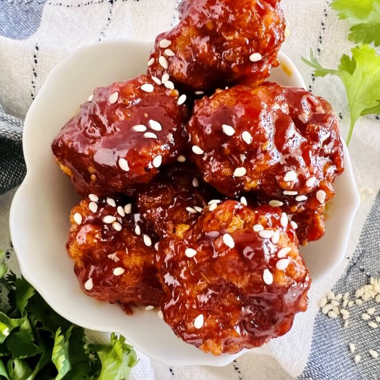 Korean Popcorn Chicken - Recipe photo by theshortordercook