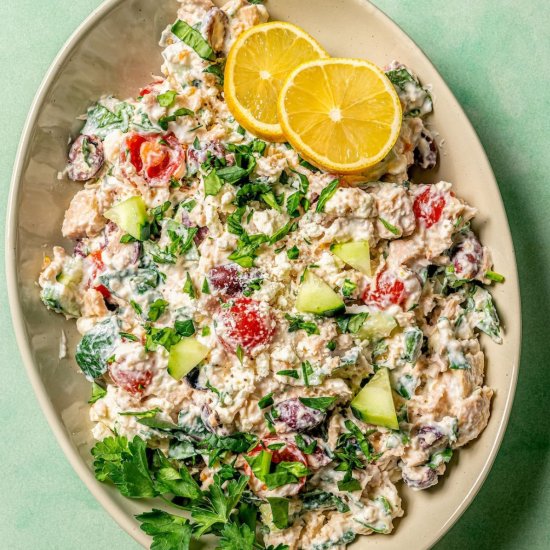 Mediterranean tuna salad - Recipe photo by Family Food on the Table