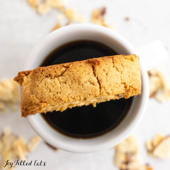 Almond Flour Biscotti - Recipe photo by Joy Filled Eats