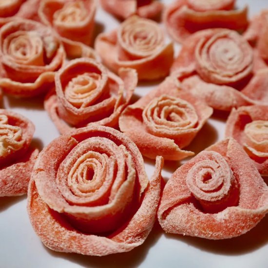 Candied Carrot Rose - Recipe photo by Keep Up Cooking