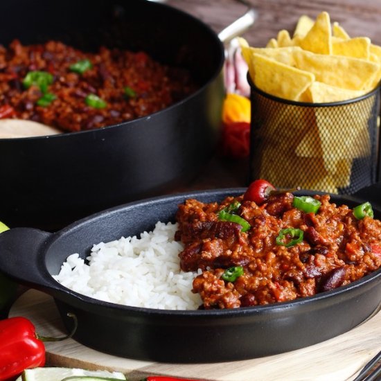 The Ultimate Chili Comfort Food - Recipe photo by Rachida