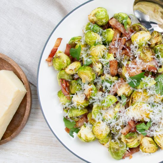 Air Fried Brussels Sprouts - Recipe photo by The FoodOlic