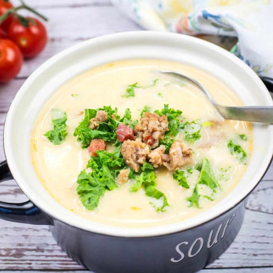 Tuscan Soup with Sausage Kale - Recipe photo by cookwhatyoulove