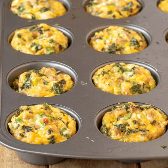 Sausage, Egg, and Cheese Muffins - Recipe photo by seasonedkitchen