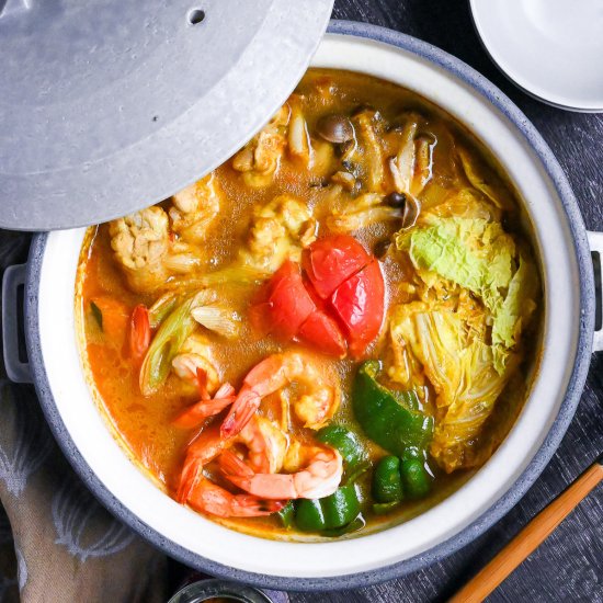 Japanese Curry Hot Pot - Recipe photo by Sudachi Recipes