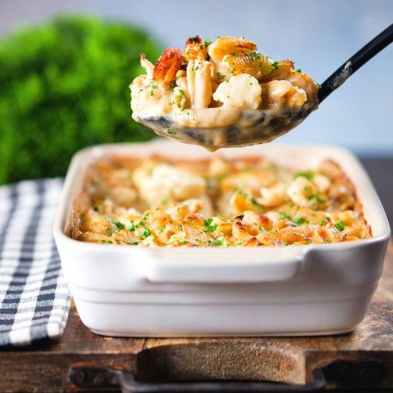 Cauliflower Cheese Pasta Bake - Recipe photo by Brian Jones