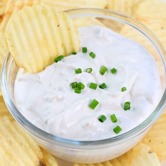 Creamy Onion Dip - Recipe photo by nowcookthis