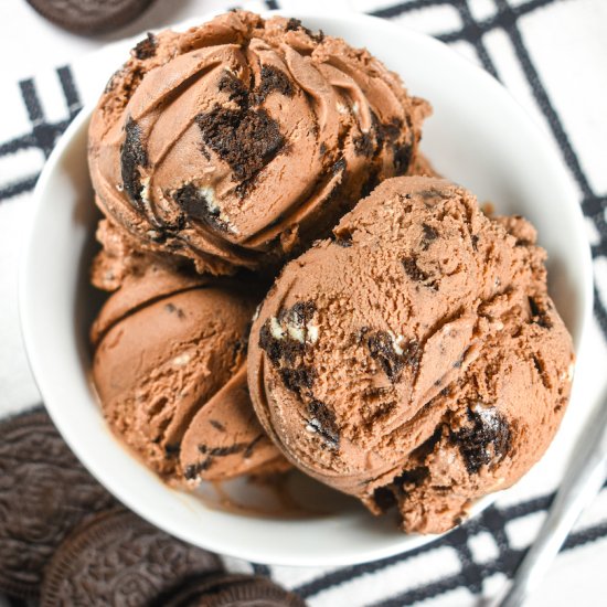 Chocolate Oreo Ice Cream - Recipe photo by bastecutfold
