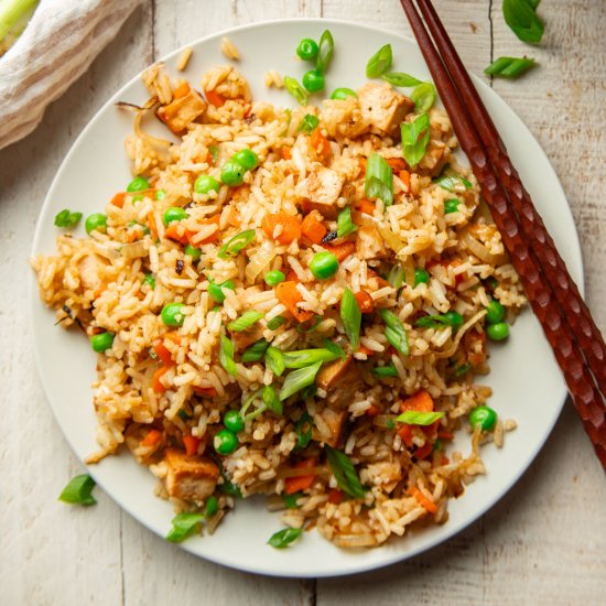 Japanese Fried Rice - Recipe photo by Connoisseurus Veg