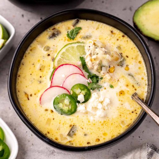 Chicken Poblano Soup - Recipe photo by HeavenlyHomeCooking
