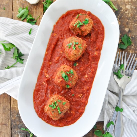 Sardine Meatballs in Tomato Sauce - Recipe photo by Spain on a Fork