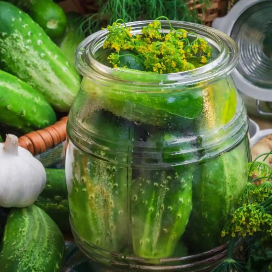How to Make Fermented Pickles - Recipe photo by ImmigrantsTable