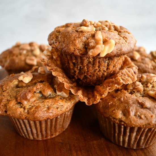 Gluten Free Banana Bread Muffins - Recipe photo by living freely gluten free