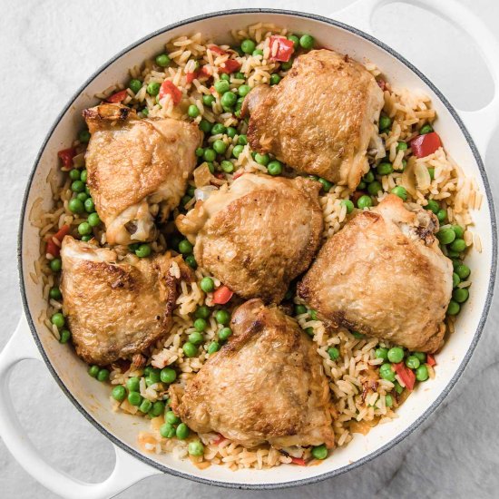 Spanish Chicken and Rice - Recipe photo by Laura Fuentes