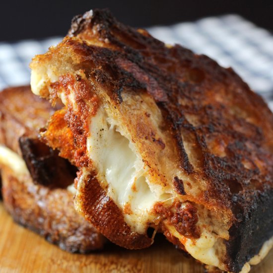 Tom Colicchio's Grilled Cheese - Recipe photo by Food Gal