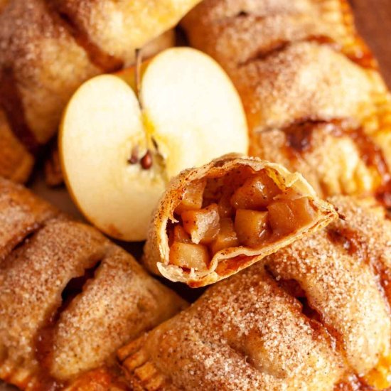 Apple Hand Pies with Puff Pastry - Recipe photo by PastryWishes
