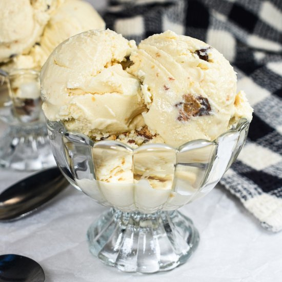 Peanut Butter Cup Ice Cream - Recipe photo by bastecutfold