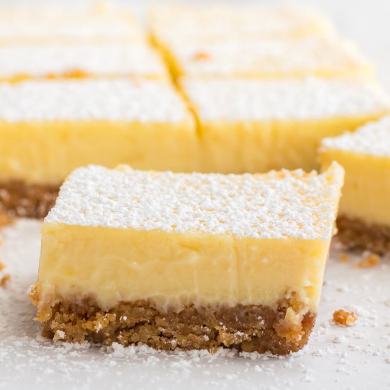 Lemon Bars Graham Cracker Crust - Recipe photo by faithlovechoc