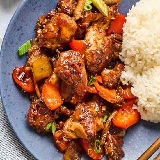 Chili Crisp Chicken - Recipe photo by HeavenlyHomeCooking