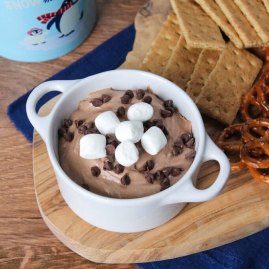 Hot Chocolate Dip - Recipe photo by thecandidcooks