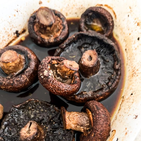 Marinated, Roasted Portobellos - Recipe photo by Lisa G Cooks