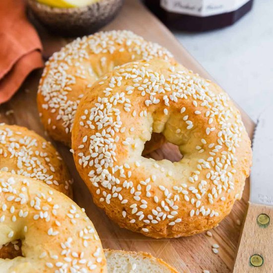Cottage Cheese Bagels - Recipe photo by Running to the Kitchen