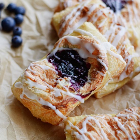 Blueberry Cheese Danish - Recipe photo by LivingtheGourmet