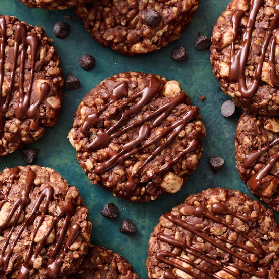 No Bake Rice Krispie Cookies - Recipe photo by thebiteshot
