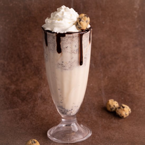 2-Ingredient Cookie Dough Milkshake - Recipe photo by marleysmenu