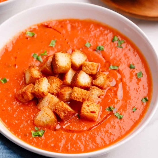 The Best Tomato Soup Recipe Ever - Recipe photo by AllThingsMamma