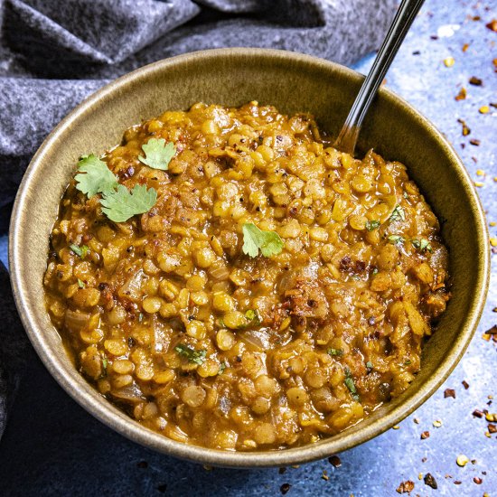 Misir Wat (Ethiopian Spicy Lentils) - Recipe photo by ChiliPepperMadness