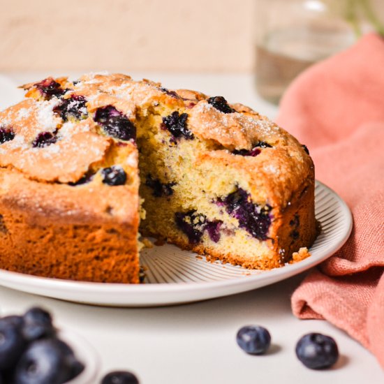 Lemon Blueberry Torte - Recipe photo by Uncomplicatedchef