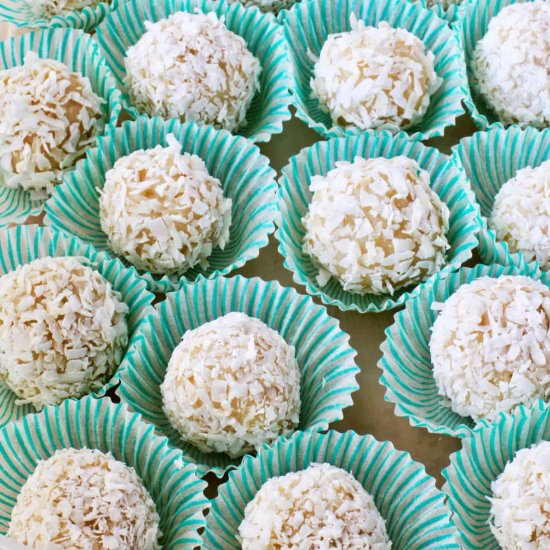 Coconut Brigadeiros - Recipe photo by karenskitchenstories
