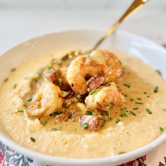 Southern Shrimp & Cheese Grits - Recipe photo by jennifercooks