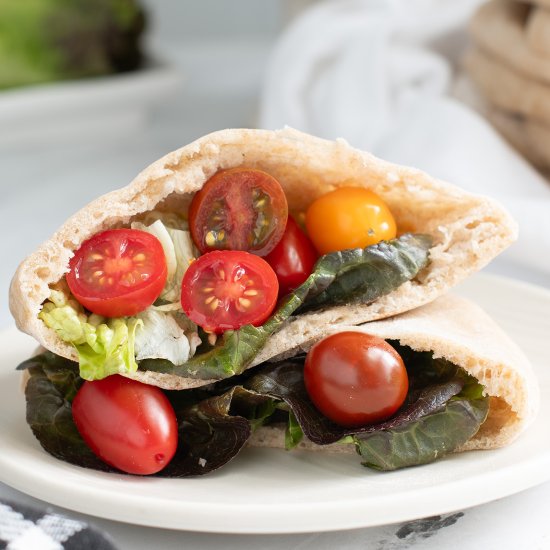 Sourdough Whole Wheat Pita - Recipe photo by eileen.baking-sense