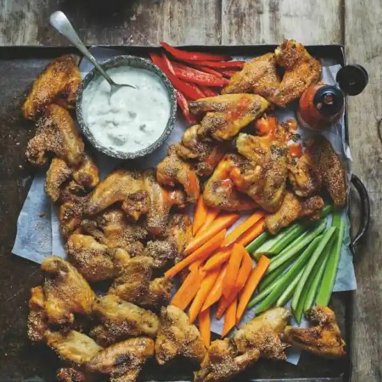 Chicken Wing Platter - Recipe photo by coolfooddude